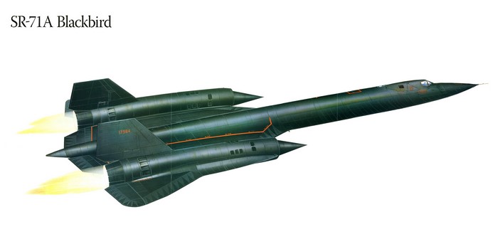 SR-71A Blackbird Aircraft Painting