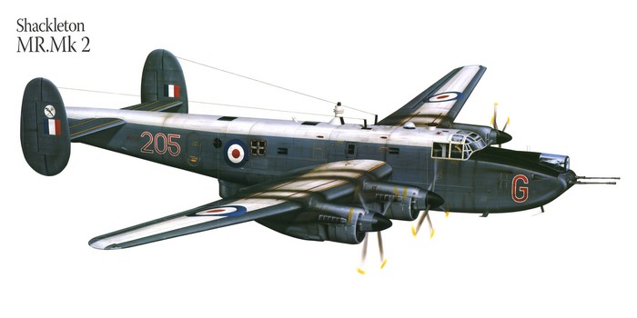 Shackleton MR.Mk 2 Airplane Painting Art