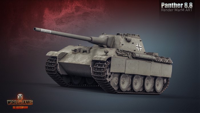 Panther 8.8 Tank from World of Tanks