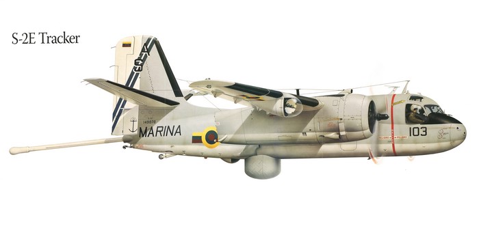 Grumman S-2E Tracker "MARINA" airplane painting