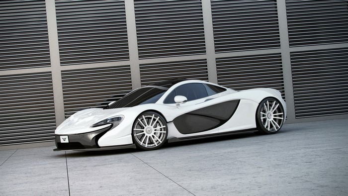 White McLaren P1 by Wheelsandmore