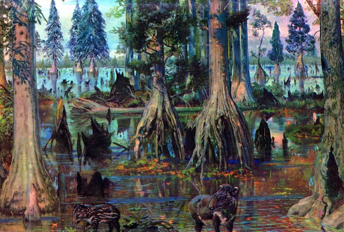 Zdenek Burian's Brown Coal Forest Painting