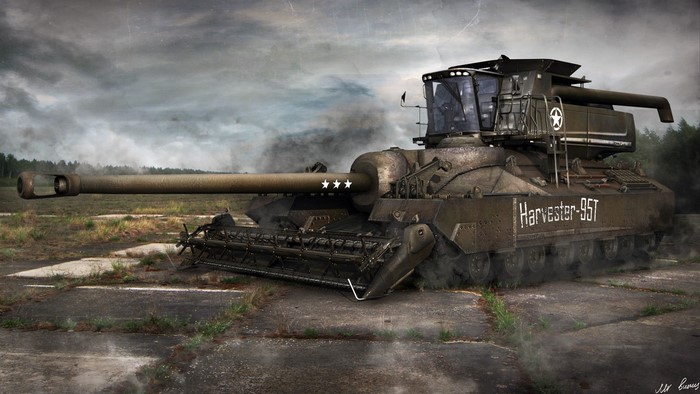 Harvester-95T Tank Combine