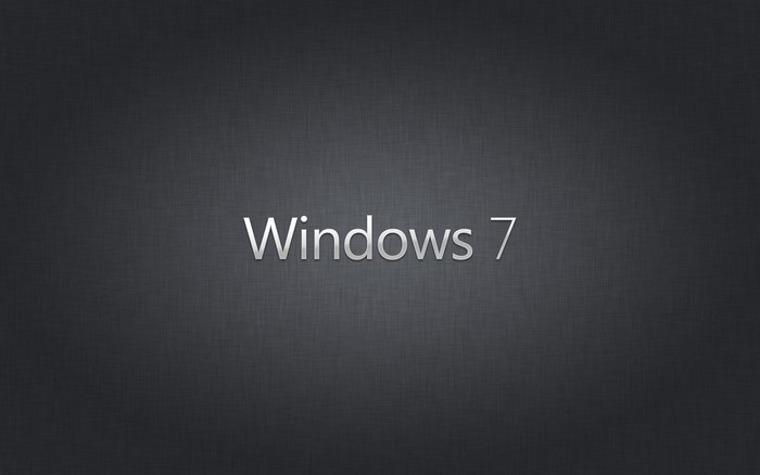 Windows 7 Logo on Dark Textured Background