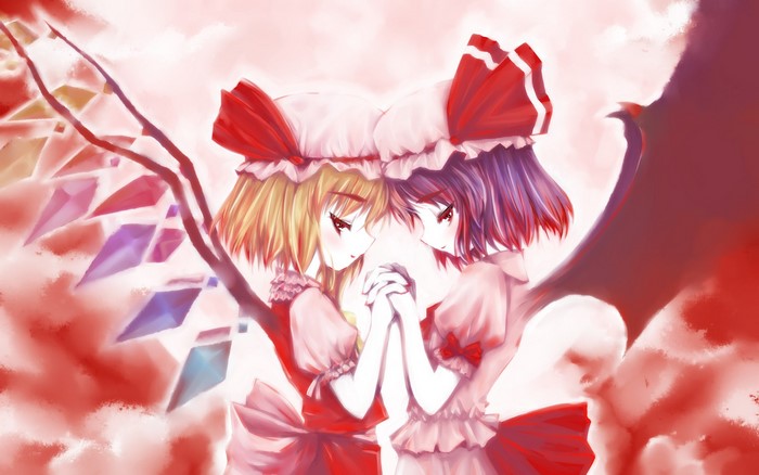 Flandre Scarlet and Remilia Scarlet from Touhou Project
