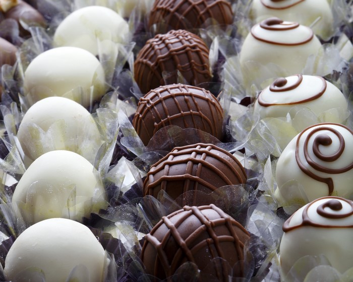 Assortment of chocolates and candies