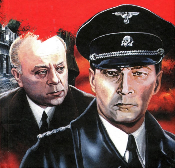 Painting of two men in uniform