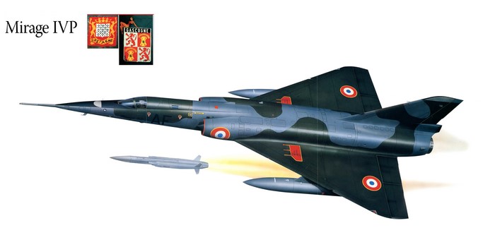 Mirage IVP Fighter Airplane Painting Art