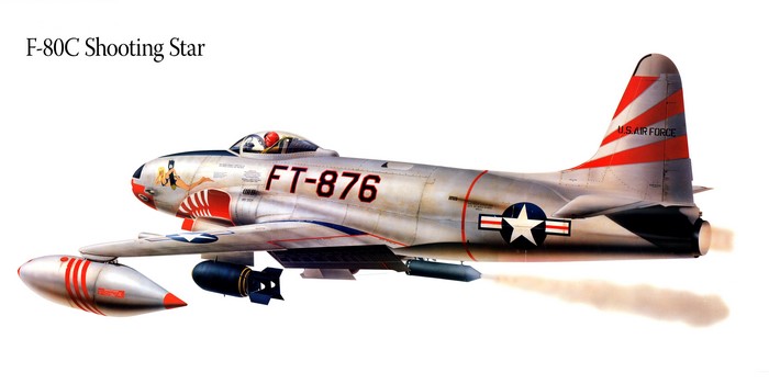 F-80C Shooting Star Airplane