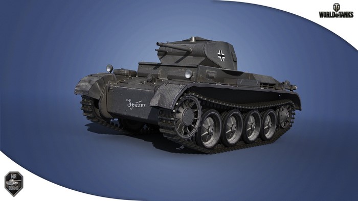 Pz.Kpfw II Ausf. D tank from World of Tanks