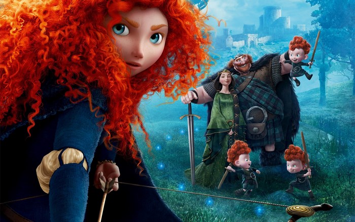 Merida and her family from Brave