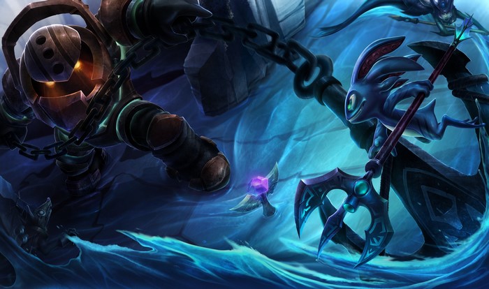 Nautilus and Fizz from League of Legends