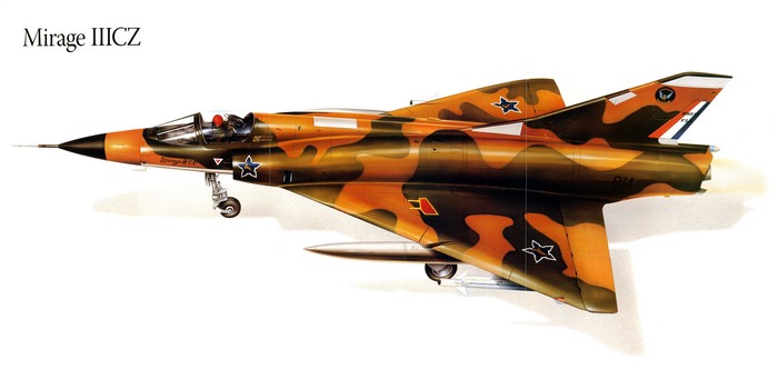 Mirage IIICZ Fighter Airplane Painting