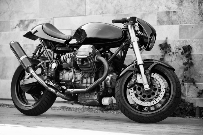 Custom Moto Guzzi Motorcycle