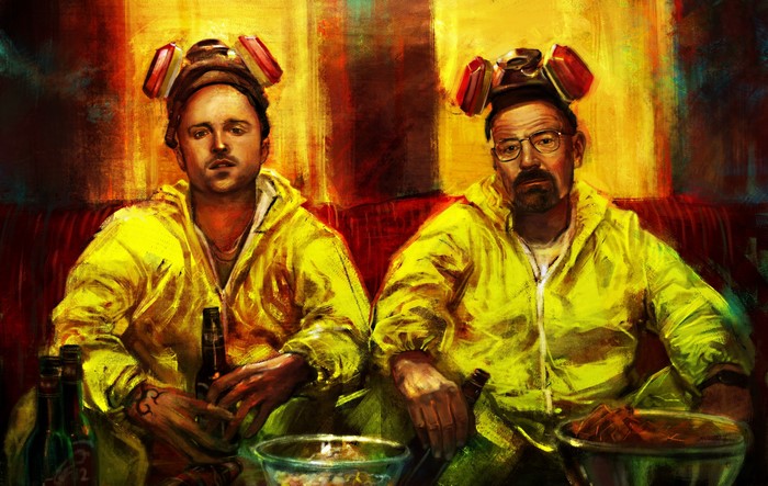 Walter White and Jesse Pinkman from Breaking Bad