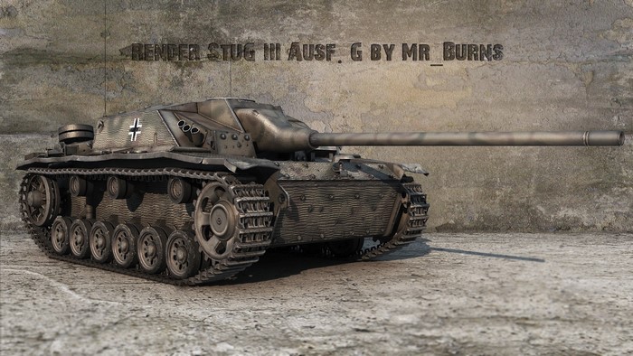 StuG III Ausf. G render by Mr_Burns