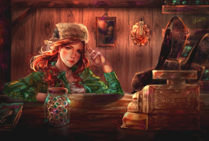 Wendy Corduroy from Gravity Falls in Cozy Winter Hat