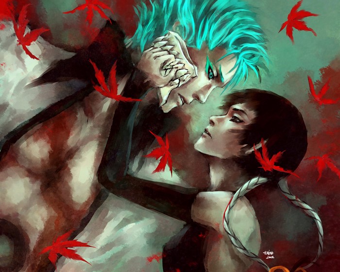 Two characters from Bleach: Memories of Nobody