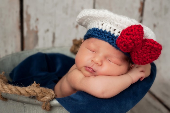 Infants Winter hat Sleep