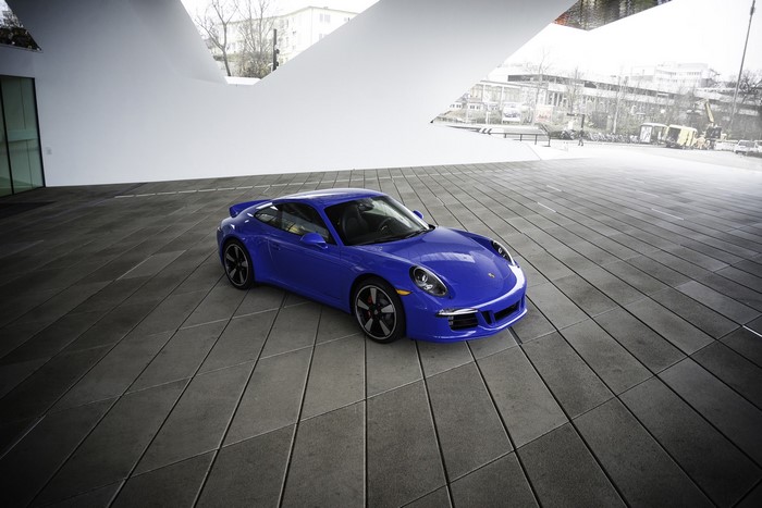 Blue 2015 Porsche 911 GTS Club Coupe