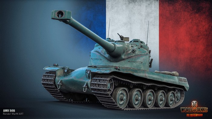 AMX 50B French Tank from World of Tanks