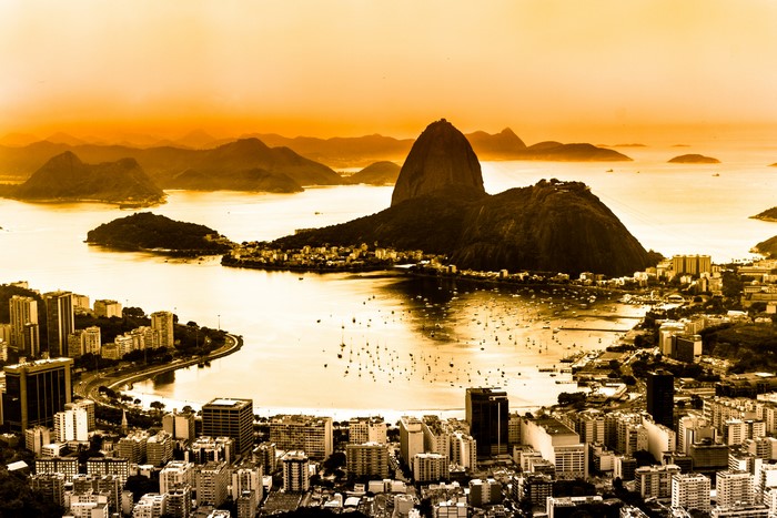 Sugarloaf Mountain and Rio de Janeiro cityscape