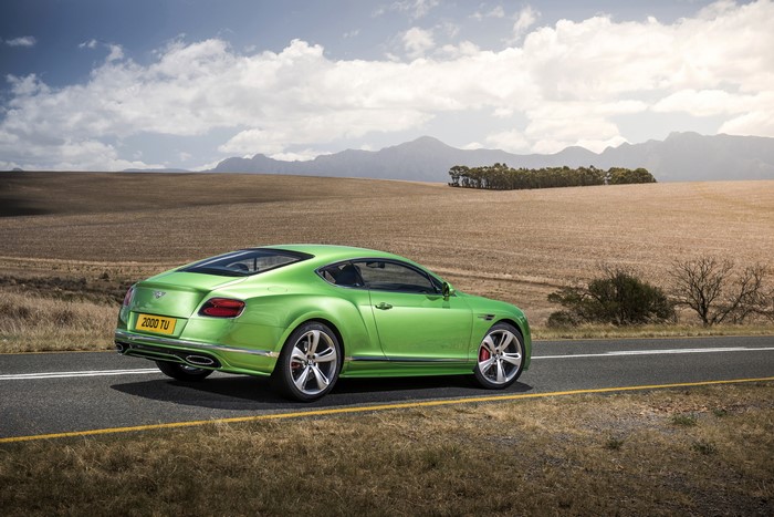 Bentley Continental GT Speed in Yellow Green Metallic