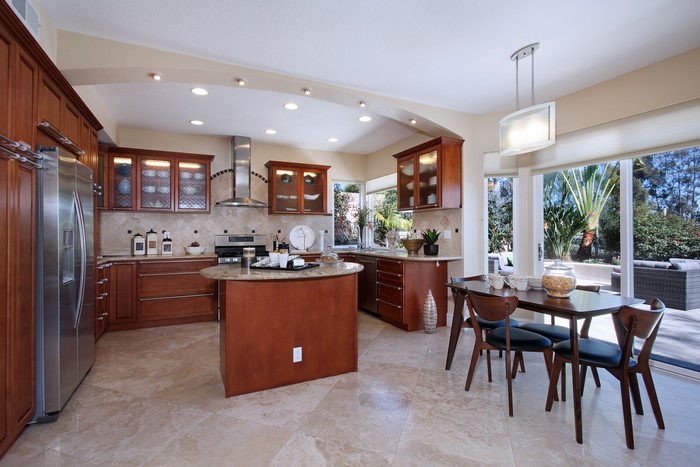 Kitchen Interior Design with Chairs