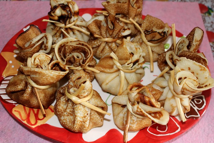 Pancakes on a plate