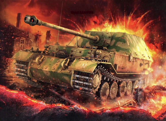 Ferdinand SPG Painting Art