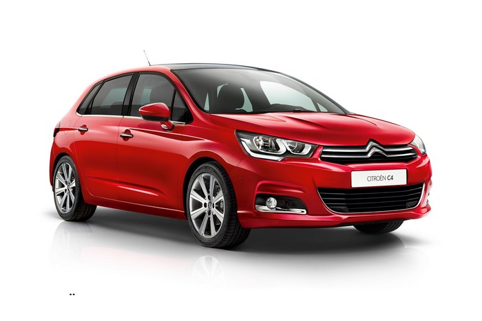 Red Citroen C4