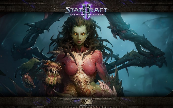 Queen of Blades from StarCraft 2 Heart of the Swarm