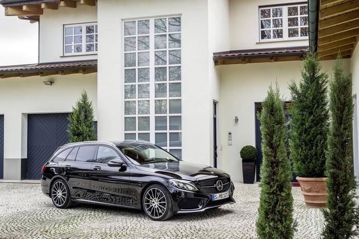 Black Mercedes-Benz C 450 AMG Sport 4Matic Wagon