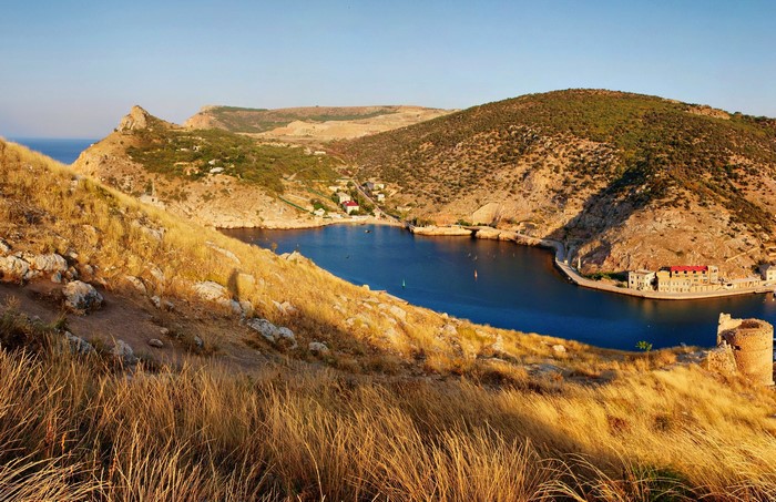 Balaklava Bay, Crimea, Russia
