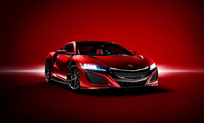 Red 2016 Acura NSX