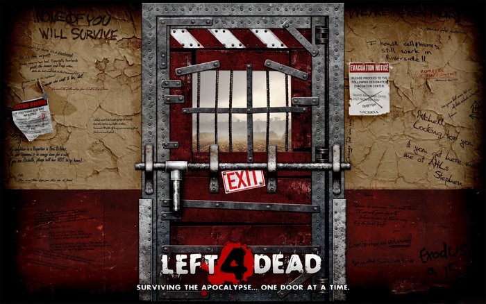 Left 4 Dead video game poster