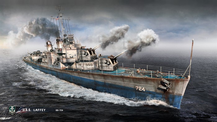 U.S.S. Laffey DD-724 World of Warships