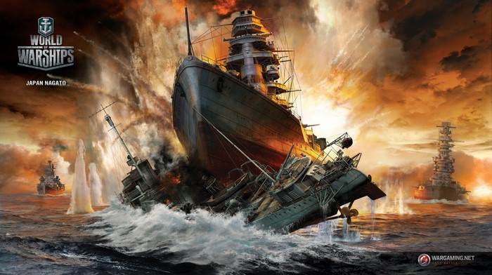 World of Warships Japan Nagato Battleship