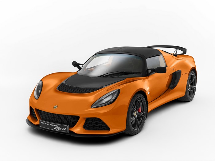Orange Lotus Exige S Club Racer