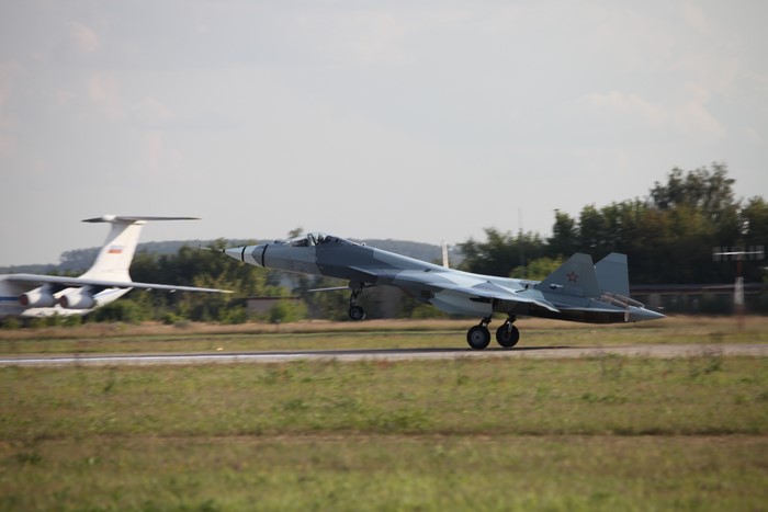 MiG-29M2 Fighter Airplane Taking Off