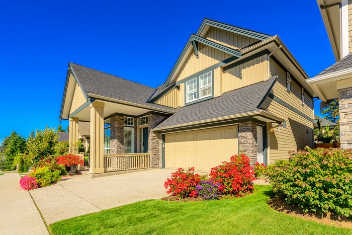 Luxury House with Landscaping