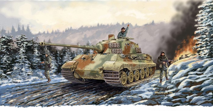 King Tiger, Ardennes 1944, Tanks, Painting Art, HD Wallpaper | Rare Gallery