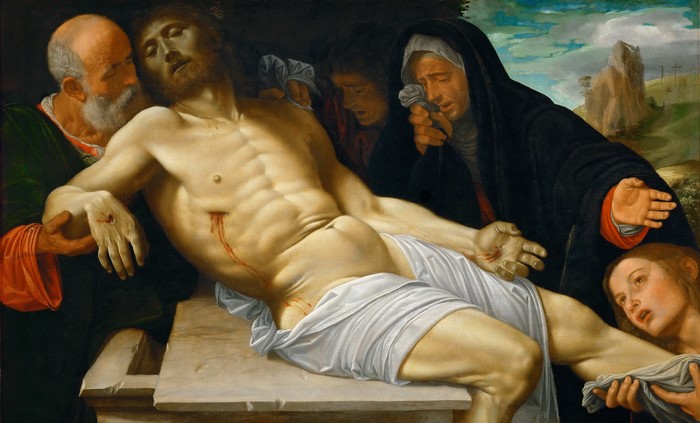 The Lamentation of Christ by Giovanni Girolamo Savoldo