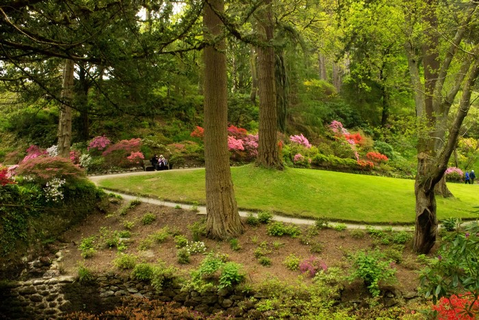 Bodnant Gardens in Wales, United Kingdom