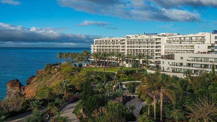 Hotel by the sea in Funchal, Madeira, Portugal