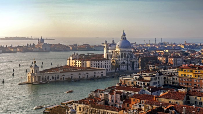 Venice, Italy cityscape with canals and buildings