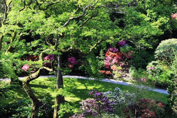 Bodnant Gardens in Wales, United Kingdom