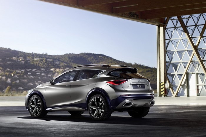 Infiniti QX30 concept car rear view
