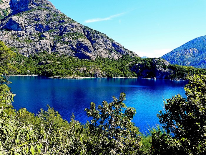 Moreno Lake Scenery with Mountains in Argentina