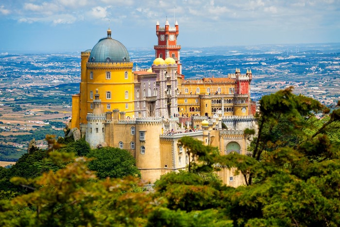 Pena National Palace in Sintra, Portugal